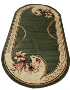 Синтетический ковер Hand Carving 0613 d.green-cream - высокое качество по лучшей цене в Украине.